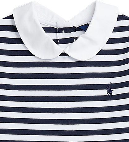 Polo Ralph Lauren Kjole - Navy/Hvidstribet