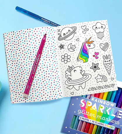 Ooly Klistermærkebog - Color-in - Cute-A-Licious Doodles