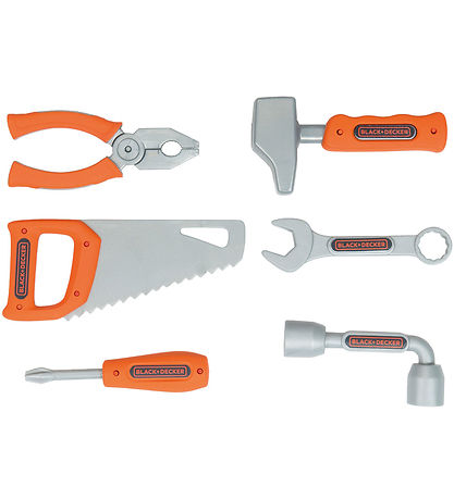 Black & Decker Legetøj - Værktøjskasse - 6 Dele