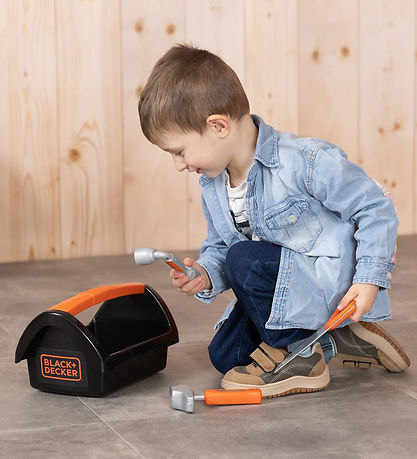 Black & Decker Legetøj - Værktøjskasse - 6 Dele