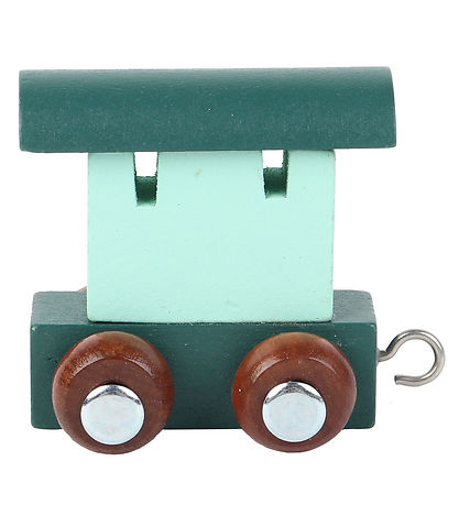 Kinder and Kids Navnetog - Togvogn - Træ - Arctic Blue
