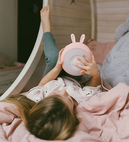Rabbit & Friends Lampe - Wake Up - 20x15x6 cm - Pink
