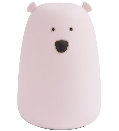 Rabbit & Friends Lampe - Bjørn - 10,7x16 cm - Rosa