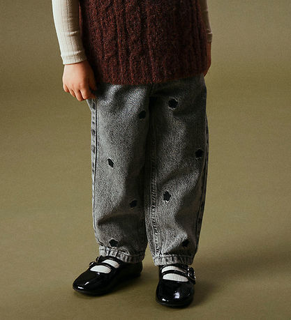 Name It Jeans - NmfBella Mom - Medium Grey Denim/Stars