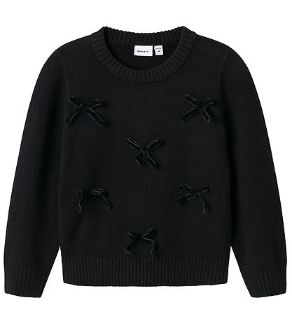 Name It Bluse - Strik - NmfRonja - Black