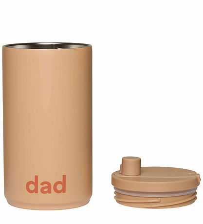 Design Letters Termokop - Travel - 350 ml - Beige m. Dad 