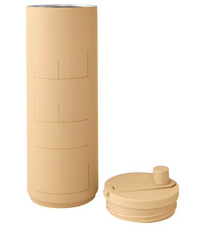 Design Letters Drikkeflaske - Sports - 500 ml - Beige m. Life