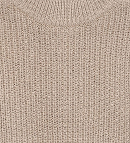 The New Bluse - TnLuck - Strik - Oatmeal Melange