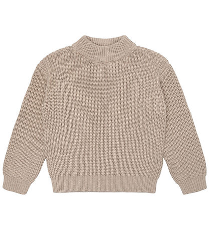 The New Bluse - TnLuck - Strik - Oatmeal Melange