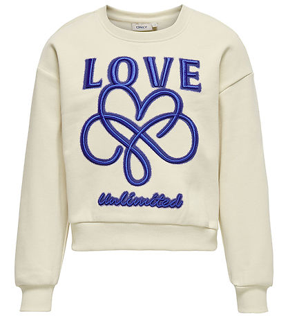 Kids Only Sweatshirt - KogBella - Birch/Love