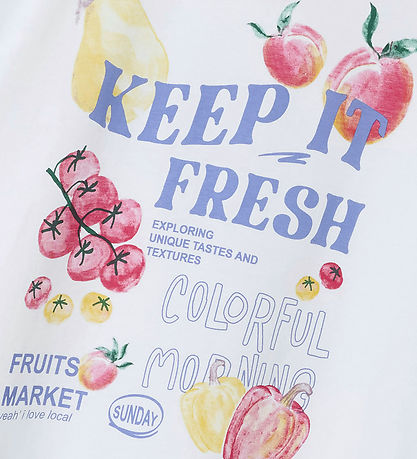 Name It T-shirt - NkfTafina - Bright White/Fresh & Organic