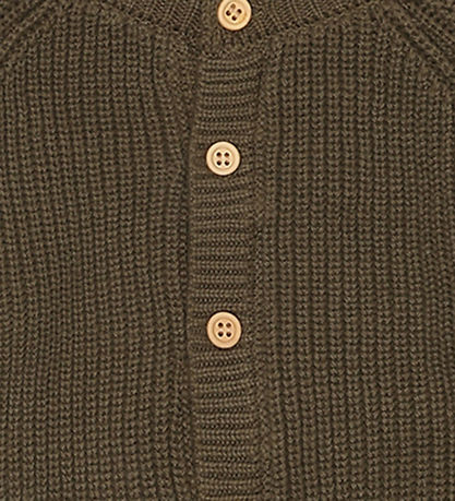 The New Siblings Cardigan - Strik - TnsLino - Ivy Green