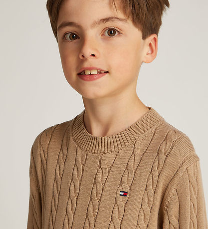 Tommy Hilfiger Bluse -  Strik - Safari Canvas
