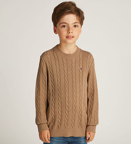 Tommy Hilfiger Bluse -  Strik - Safari Canvas