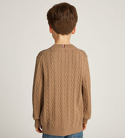 Tommy Hilfiger Bluse -  Strik - Safari Canvas