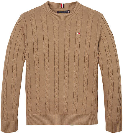 Tommy Hilfiger Bluse -  Strik - Safari Canvas