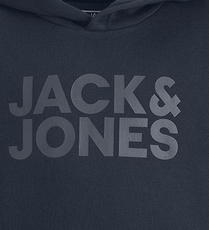 Jack & Jones Hættetrøje - JjeCorp Noos - Navy Blazer/JR/Large Pr