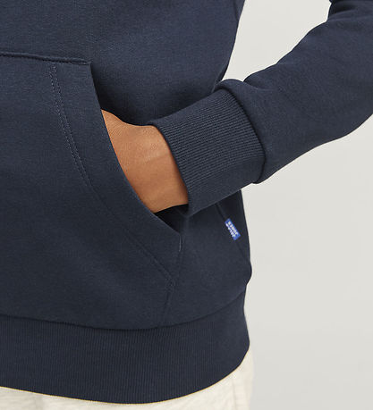 Jack & Jones Hættetrøje - JjeCorp Noos - Navy Blazer/JR/Large Pr