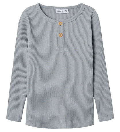 Name It Bluse - Rib - NmmBart - Quarry