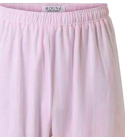 Hound Natbukser - Rosa/Hvidstribet