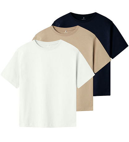 Name It T-shirts - Noos - 3-pak - NkmVobbo - Dark Sapphire/PACK 