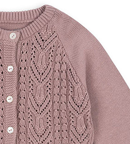 Konges Sløjd Cardigan - Strik - Cabby Frill - Deauville Mauve