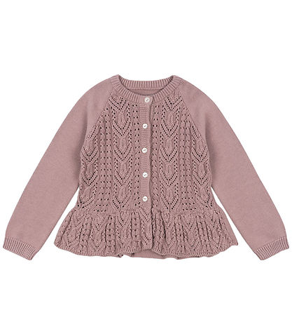 Konges Sløjd Cardigan - Strik - Cabby Frill - Deauville Mauve