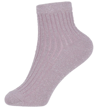 Name It Strømper - 2-pak - NkfTimine - Elderberry/Cloud Dancer