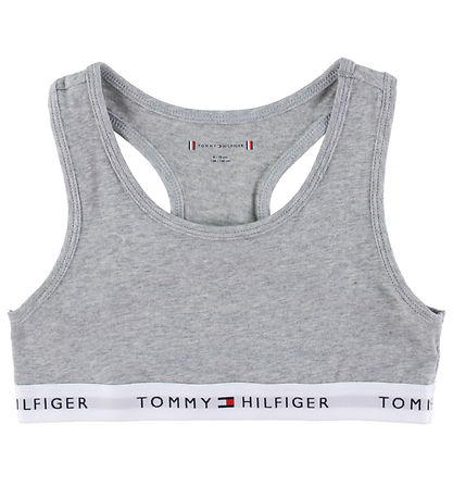 Tommy Hilfiger Toppe - 2-pak - Hvid/Gråmeleret