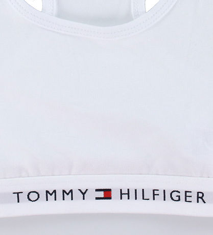 Tommy Hilfiger Toppe - 2-pak - Hvid/Gråmeleret