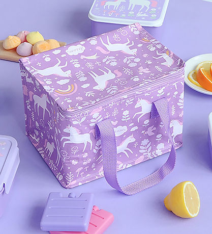A Little Lovely Company Køletaske - 5,5 l - Unicorn Dreams