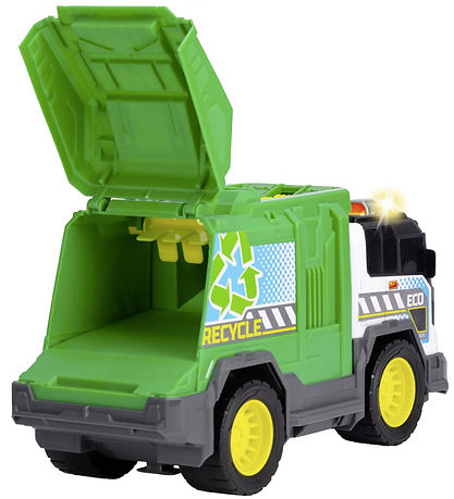 Dickie Toys Bil - Recycle Truck - Lys/Lyd
