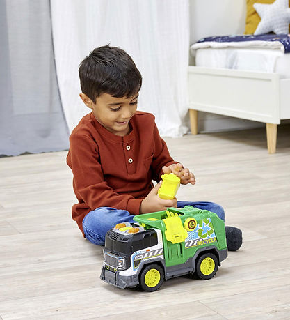 Dickie Toys Bil - Recycle Truck - Lys/Lyd