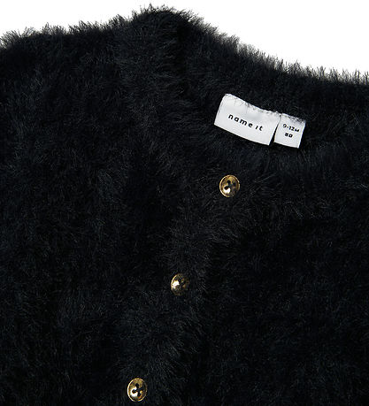 Name It Cardigan - Strik - NmfRevera - Sort