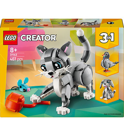 LEGO® Creator - Legesyg Kat 31163 - 3-i-1 - 407 Dele