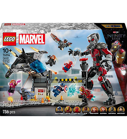 LEGO® Marvel - Captain America Civil War-Actionkamp 76314 - 736 