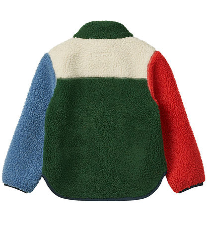 Liewood Fleecejakke - Noam - Garden Green Multi Mix