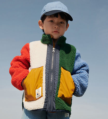 Liewood Fleecejakke - Noam - Garden Green Multi Mix
