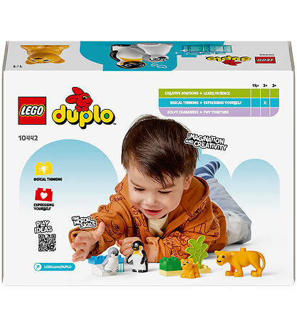 LEGO® DUPLO - Vilde Dyrefamilier: Pingviner og Løver 10442 - 10