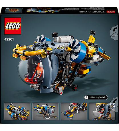 LEGO® Technic - Dybhavsforsknings-Ubåd 42201 - 413 Dele