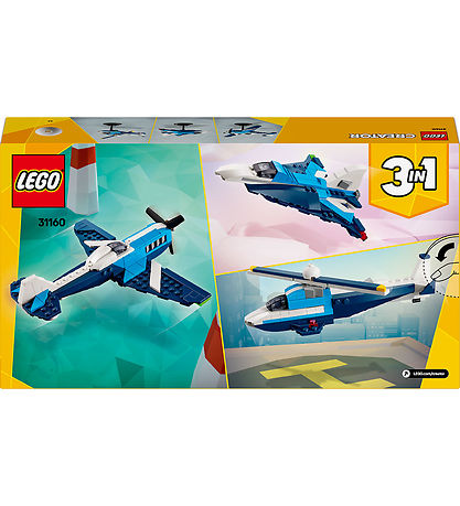 LEGO® Creator - Luftfarttøjer: Racerfly 31160 - 3-i-1 - 178 Dele