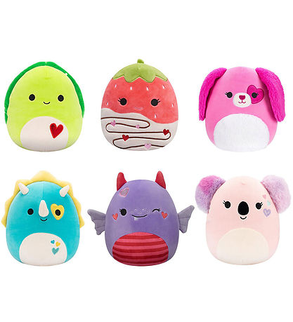 Squishmallows Bamse - Assort. - 20 cm - Mystery Squad - Rosa