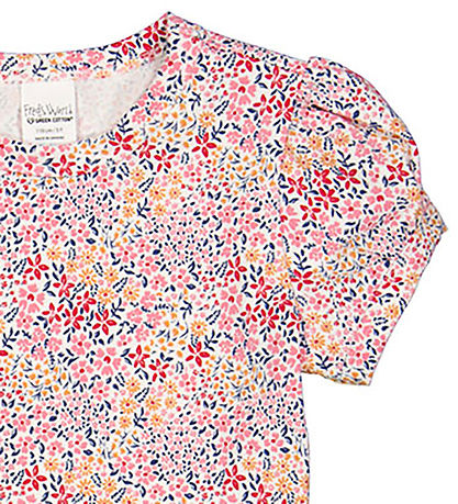 Freds World Kjole - Bloom Puff - Almond/Papaya/Navy