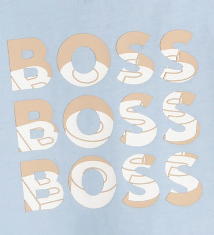 BOSS T-shirt - Persian Blue m. Print