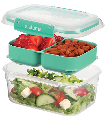 Sistema Madkasse - 1L Rectangle Stax To Go - Turkis