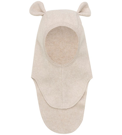 Huttelihut Elefanthue - Fleece - 1-lags - Camel Melange m. Ører