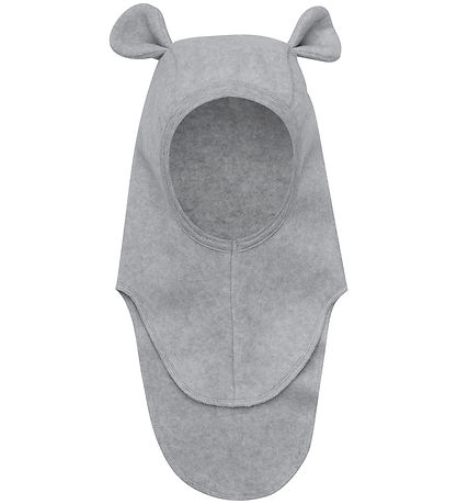 Huttelihut Elefanthue - Fleece - 1-lags - Light Grey Melange m. 