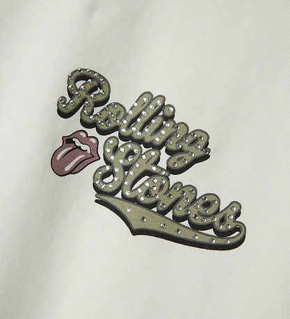 Name It T-shirt - NkfJill - Cloud Dancer m. Print