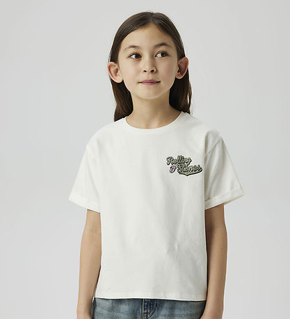 Name It T-shirt - NkfJill - Cloud Dancer m. Print