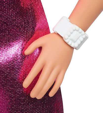 Barbie Dukke - 30 cm - Fashionista Doll Pink Dress Heart Cutout